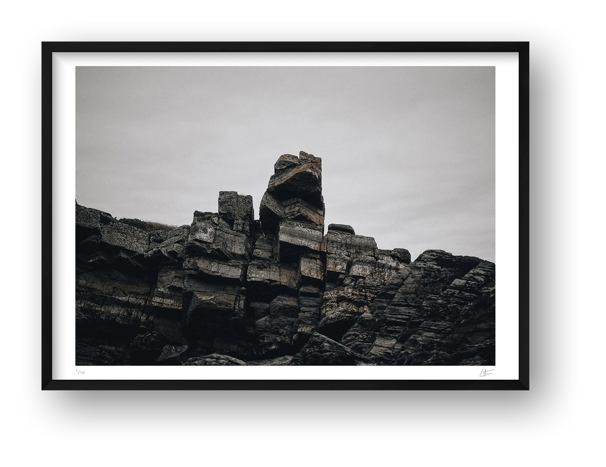 TARLAIR IN A BLACK FRAME WITH A WHITE BORDER, 84 × 59 CM