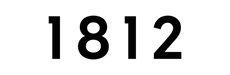 1812 logo - showing the numerals 1 8 1 2  in black 